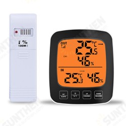 Large Screen Digital Indoor Outdoor Thermometer Hygrometer Temperature Humidity Table Alarm Clock Large Screen Digital Indoor Outdoor Thermometer Hygrometer Temperature Humidity Table Alarm Clock
