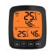 Large Screen Digital Indoor Outdoor Thermometer Hygrometer Temperature Humidity Table Alarm Clock