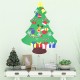 100CM DIY Christmas Deluxe Felt Tree Wall Hanging Toddler Child Preschool Craft Decorations