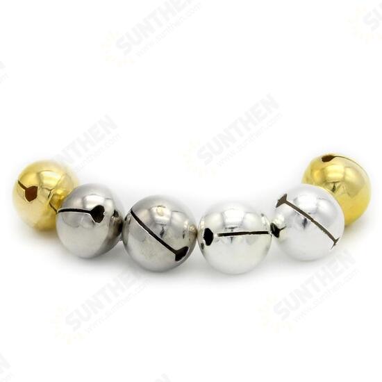 10pcs 14mm Jingle Bells Hanging Christmas Tree Ornaments DIY Crafts Accessories Christmas Decoration