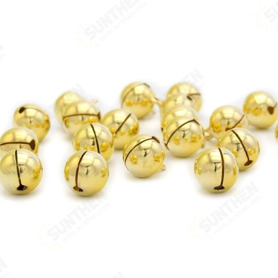 10pcs 14mm Jingle Bells Hanging Christmas Tree Ornaments DIY Crafts Accessories Christmas Decoration