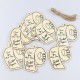10pcs Wooden Ornament Festival Commemorative Hanging Crafts Personalized Christmas Gift