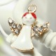 11 Mixed Gold Christmas Gifts Charms Tree Deer Snowflake Pendant Decorations