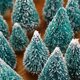 12 Pcs Mini Christmas Tree Sisal Silk Cedar Decor Small Christmas Tree Gold Silver Blue Green White Mini Christmas Tree