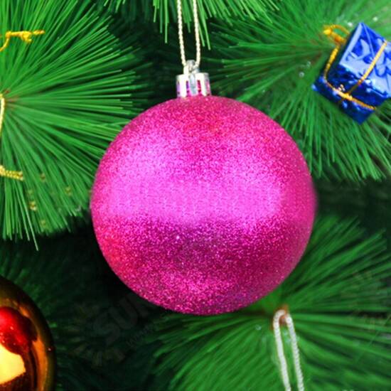 12pcs 10cm Christmas Xmas Tree Hanging Ball Daubles Christmas Tree Decoration