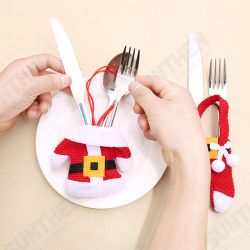 1set Creative Christmas Small Clothes Pants Tableware Sets Kitchen Restaurant Hotel Layout Knife Fork Spoon Set Xmas Decorations 1set Creative Christmas Small Clothes Pants Tableware Sets Kitchen Restaurant Hotel Layout Knife Fork Spoon Set Xmas Decorations