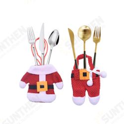 1set Creative Christmas Small Clothes Pants Tableware Sets Kitchen Restaurant Hotel Layout Knife Fork Spoon Set Xmas Decorations 1set Creative Christmas Small Clothes Pants Tableware Sets Kitchen Restaurant Hotel Layout Knife Fork Spoon Set Xmas Decorations