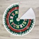 2020 Christmas Decor 87cm Christmas Tree Skirt Mat Edge Border Round Mat Carpet for Home Living Room Decoration