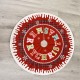 2020 Christmas Decor 87cm Christmas Tree Skirt Mat Edge Border Round Mat Carpet for Home Living Room Decoration