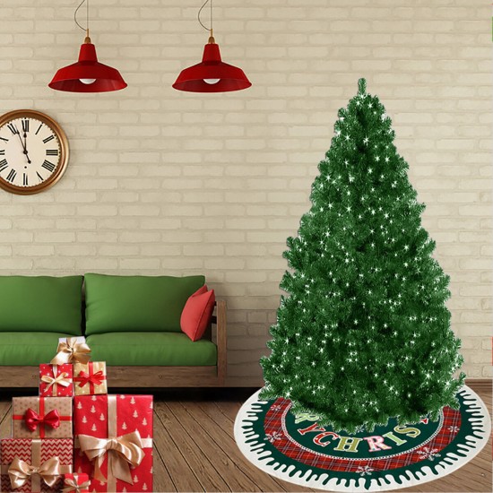 2020 Christmas Decor 87cm Christmas Tree Skirt Mat Edge Border Round Mat Carpet for Home Living Room Decoration