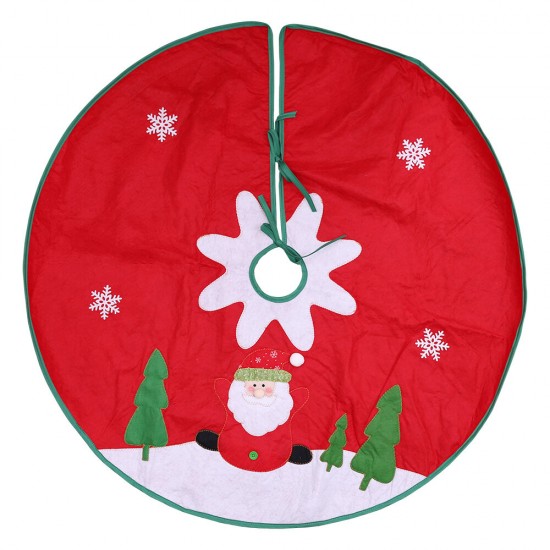 2020 Christmas Decor Santa Claus Christmas Tree Skirt Aprons New Year Xmas Tree Carpet Foot Cover for Home Decoration