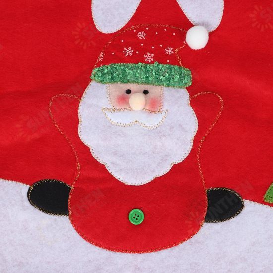 2020 Christmas Decor Santa Claus Christmas Tree Skirt Aprons New Year Xmas Tree Carpet Foot Cover for Home Decoration