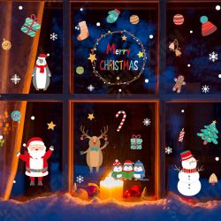 2020 Christmas Decoration Sticker Glass windows Decals Merry Christmas Home Decoration Wall Stickers Kids Room New Year Wallpaper 2020 Christmas Decoration Sticker Glass windows Decals Merry Christmas Home Decoration Wall Stickers Kids Room New Year Wallpaper