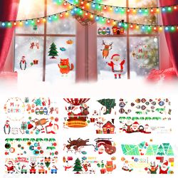 2020 Christmas Decoration Sticker Glass windows Decals Merry Christmas Home Decoration Wall Stickers Kids Room New Year Wallpaper 2020 Christmas Decoration Sticker Glass windows Decals Merry Christmas Home Decoration Wall Stickers Kids Room New Year Wallpaper