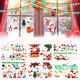 2020 Christmas Decoration Sticker Glass windows Decals Merry Christmas Home Decoration Wall Stickers Kids Room New Year Wallpaper