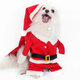 2020 Christmas Pet Dog Costumes with Hat Funny Santa Claus Costume for Dogs Winter Warm Coats Dog Clothes