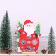 24*17CM Christmas Santa Claus Snowman Holiday Desktop Wooden Craft Decorations