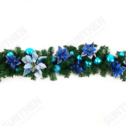 2.7M Christmas Garland Party Atificial Rattan Bow Home Wall Ornament Decorations 2.7M Christmas Garland Party Atificial Rattan Bow Home Wall Ornament Decorations