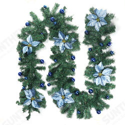 2.7m Christmas Garland Colorful Fireplaces Stairs LED Decorated Garlands Decor 2.7m Christmas Garland Colorful Fireplaces Stairs LED Decorated Garlands Decor
