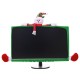 3 Style Christmas Computer Laptop LCD Screen Monitor Decor Cover Suit 19-27inch