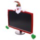 3 Style Christmas Computer Laptop LCD Screen Monitor Decor Cover Suit 19-27inch