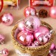 30 Pcs/Set Glitter Christmas Tree Ball Baubles Colorful for Xmas Party Home Garden Christmas Decoration Supplies