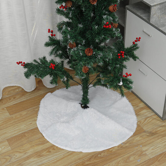 35/48inch Christmas Tree Dress Skirt Decor Carpet Xmas Decoration for 2020 Christmas Party Decoration Ornament