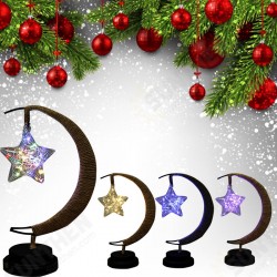 3D Battery Star Night Light Glass LED Home Party Wishing Lamp for Christmas 3D Battery Star Night Light Glass LED Home Party Wishing Lamp for Christmas