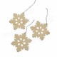 3Pcs Christmas Snowflake Hanging Pendant Christmas Tree Xmas Party Decoration Ornaments