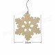 3Pcs Christmas Snowflake Hanging Pendant Christmas Tree Xmas Party Decoration Ornaments