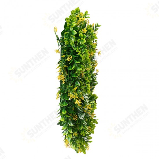 45CM Artificial Yellow Cherry Flower Wreath Garland Wedding Door Hanging Decorations