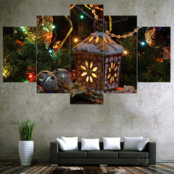 5 Cascade Wall Combination Painting Picture Home Decoration Without Frame Including Installation 5 Cascade Wall Combination Painting Picture Home Decoration Without Frame Including Installation