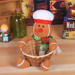 5 Types Christmas Candy Storage Basket Santa Claus Home Decorations Ornaments 5 Types Christmas Candy Storage Basket Santa Claus Home Decorations Ornaments
