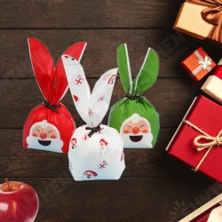 50Pcs Merry Christmas Bags Candy Gift Bag Santa Claus Deer Present Packing Decorations 50Pcs Merry Christmas Bags Candy Gift Bag Santa Claus Deer Present Packing Decorations