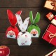 50Pcs Merry Christmas Bags Candy Gift Bag Santa Claus Deer Present Packing Decorations