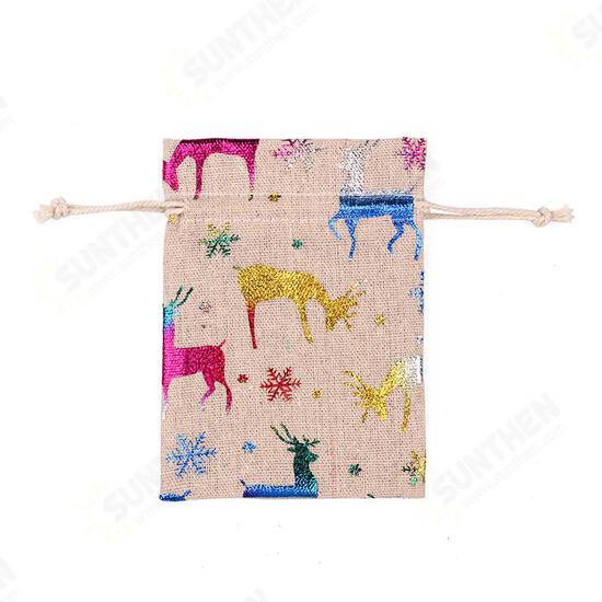 50Pcs Mini Cotton Burlap Linen Christmas Cotton Drawstring Bag Jewelry Gift Storage Bags 50Pcs Mini Cotton Burlap Linen Christmas Cotton Drawstring Bag Jewelry Gift Storage Bags