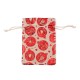 50Pcs Mini Cotton Burlap Linen Christmas Cotton Drawstring Bag Jewelry Gift Storage Bags
