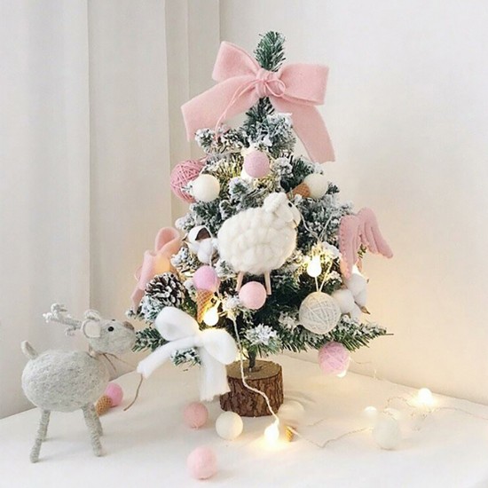 5Pcs Wool Felt Angel Wings Decoration Christmas Tree Pendant Cute Ornaments
