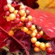 60cm Christmas Maple Leaves Grape Berry Wreath Garland Door Hanging Crafts Decorations