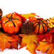 60cm Christmas Maple Leaves Pumpkin Berry Wreath Garland Door Hanging Craft Decorations