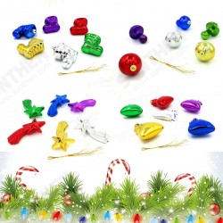 6pcs Christams Xmas Tree Hanging Decoration Boots Stars Pine Cones 6pcs Christams Xmas Tree Hanging Decoration Boots Stars Pine Cones