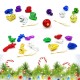 6pcs Christams Xmas Tree Hanging Decoration Boots Stars Pine Cones