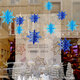6pcs Christmas Party Hanging Decoration Baubles Xmas Snowflakes Home Bar Decor 6pcs Christmas Party Hanging Decoration Baubles Xmas Snowflakes Home Bar Decor