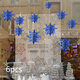 6pcs Christmas Party Hanging Decoration Baubles Xmas Snowflakes Home Bar Decor 6pcs Christmas Party Hanging Decoration Baubles Xmas Snowflakes Home Bar Decor