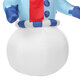 8FT LED Christmas Inflatable Snowman Halloween Outdoors Ornaments Shop Decoration