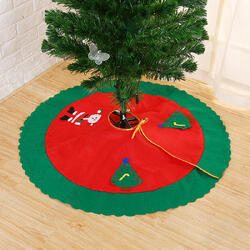 90CM Christmas Tree Decorations Carpet Party Ornament For Home Non-woven Xmas 90CM Christmas Tree Decorations Carpet Party Ornament For Home Non-woven Xmas