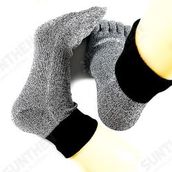 A Pair of Unisex No-Slip Anti-Skid Breathable Toe Socks Bare Feet Running Beach HPPE Sock A Pair of Unisex No-Slip Anti-Skid Breathable Toe Socks Bare Feet Running Beach HPPE Sock