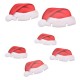 Christmas 10 pcs Table Place Cards Champagne Wine Glass Caps Christmas Holiday Party Decorations