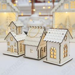 Christmas 2017 LED Night Light Wooden Luminous Cabin Lamp Christmas Tree Ornaments Gifts Christmas 2017 LED Night Light Wooden Luminous Cabin Lamp Christmas Tree Ornaments Gifts