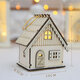 Christmas 2017 LED Night Light Wooden Luminous Cabin Lamp Christmas Tree Ornaments Gifts